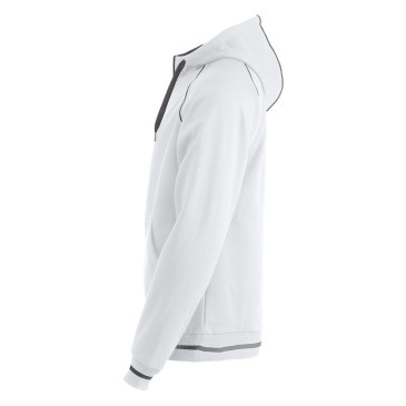 Gerry jacket with a hood - white