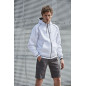 Gerry jacket with a hood - white